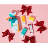 Подарунковий набір косметики Q+A Skincare Heroes — гель з гіалуроновою кислотою, тонер з ніацинамідом, сироватка з вітаміном С,