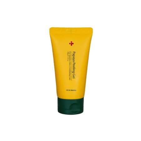 Ензимний пілінг-гель CU SKIN Dr.Solution Papaya Peeling Gel 100g — екстракт папайї та папаїну, 10 видів гіалуронової кислоти,
