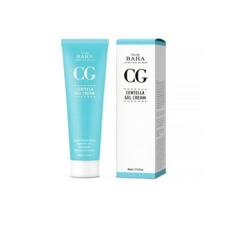 Відновлювальний гель-крем Cos De Baha Centella Gel Cream 45ml — відновлення шкірного бар'єру, усунення почервоніння, зміцнення
