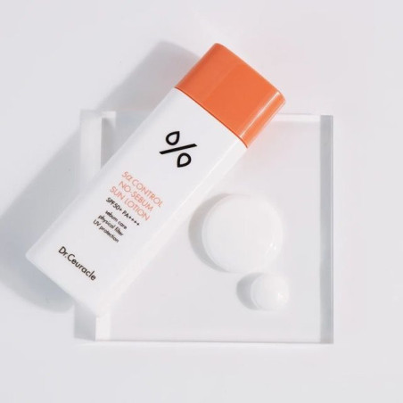 Себорегулюючий сонцезахисний лосьйон Dr.Ceuracle 5α Control No Sebum 50ml — запобігання старінню, зволоження, екстракт кори