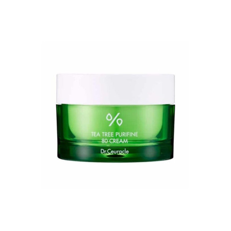 Зволожувальний крем Dr.Ceuracle Tea Tree Purifine 80 50г — антибактеріальна дія, усунення почервонінь, чутлива шкіра — вигляд