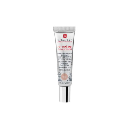 CC крем Erborian Centella Asiatica Clair SPF25 15ml — вирівнювання тону та маскування недоліків, екстракт центелли, зволоження