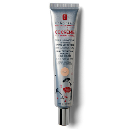 CC крем Erborian Centella Asiatica Clair SPF25 45ml — створення ефекту м'якого фокуса, вирівнювання рельєфу, сяючий фініш —