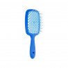 Щітка для волосся JANEKE SUPERBRUSH синя з блакитним — делікатний масаж, не електризує, для всіх типів волосся, гнучкі