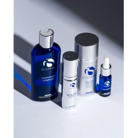 IS CLINICAL Pure Renewal Collection набір антивіковий: гель, сироватка, омолоджувальний крем, сонцезахисний крем 4 шт —