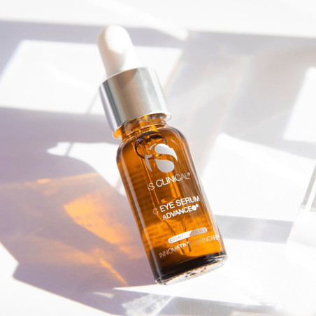 IS CLINICAL C Eye Serum Advance+ освітлювальна сироватка для очей 15ml — усунення набряків та темних кіл, покращення кольору