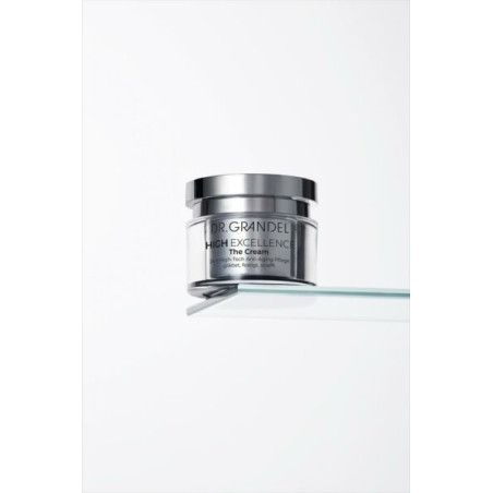 Високотехнологічний антивіковий живильний крем 24h Dr. Grandel High Excellence The Cream з ніацинамідом і пептидами кіноа, 50