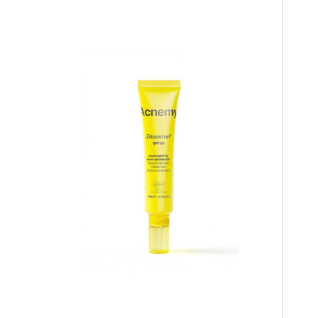 Сонцезахисний крем для шкіри схильної до акне Acnemy Zitcontrol SPF 50 з саліциловою кислотою, цинком PCA, ніацинамідом 40 ml —