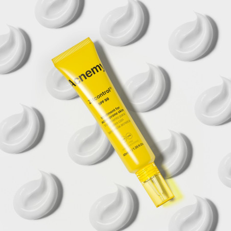 Сонцезахисний крем для шкіри схильної до акне Acnemy Zitcontrol SPF 50 з саліциловою кислотою, цинком PCA, ніацинамідом 40 ml —