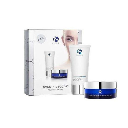 Набір Оксамитова шкіра iS CLINICAL Smooth Soothe Clinical Facial: ензимна, Tri-Active Exfoliating та зволожувальна, освіж.