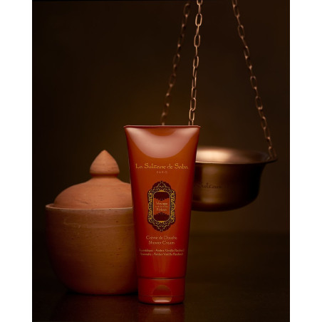 Крем-гель для душу La Sultane de Saba Shower Cream Oriental Ayurvedic з ароматом Ванілі, Амбри та Пачулі 200ml — фото 2