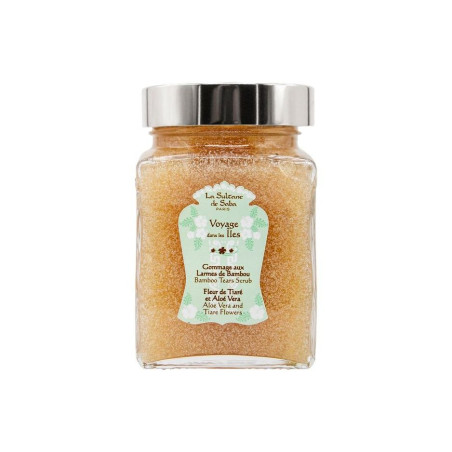 Скраб для тіла з бамбуком Тіара та Алое Вера La Sultane de Saba Bamboo Tears Scrab Aloe Vera and Tiare Flower Fragrance 300 ml