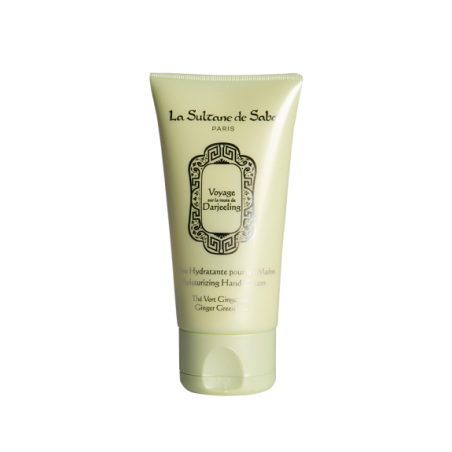 Крем для рук Зелений чай La Sultane de Saba Moisturizing Hand Cream Ginger Green Tea Fragrance 50 ml