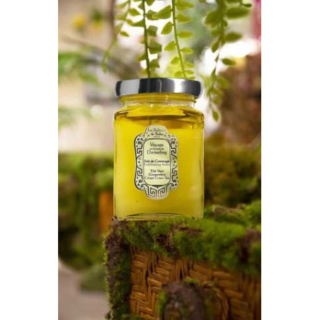 Сольовий скраб для тіла Зелений чай La Sultane De Saba Exfoliating Salts Ginger Green Tea Fragrance 300 ml — фото 2