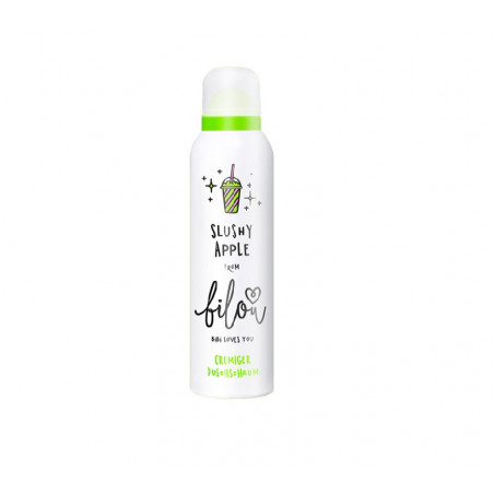 Bilou Slushy Apple Shower Foam 200ml — пінка для душу з ароматом соковитого яблука, інтенсивне зволоження та живлення — вигляд