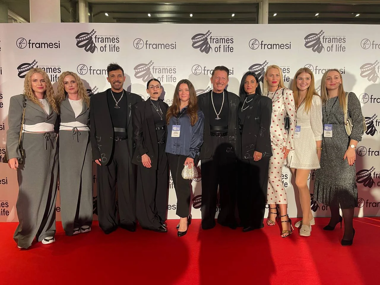 Велика делегація Smart Beauty Ukraine на сцені Framesi International Congress у Будапешті.
