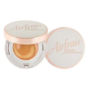 Зволожувальний кушон на основі есенції маточного молочка, есенції троянди, олії авокадо AIRFRAIS ESSENTIAL UV MULTI CUSHION SPF50+/PA +++ № 21 15g*2ea