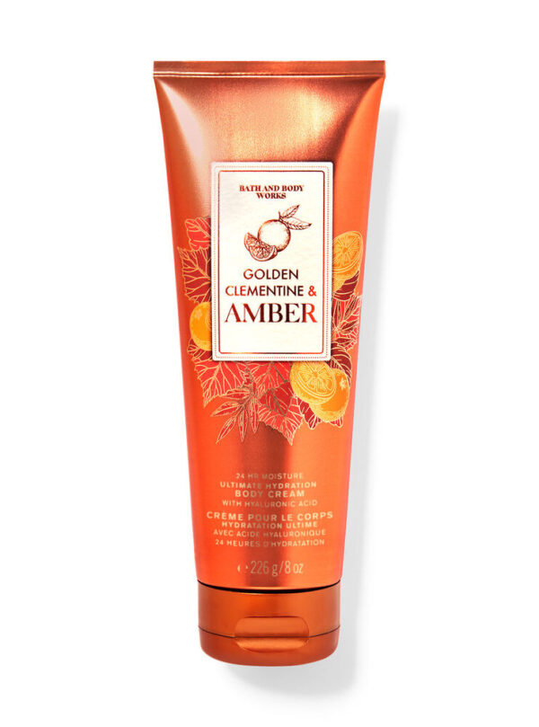 Зволожуючий Крем для тіла з гіалуроновою кислотою Bath or Body Body Golden Clementine Amber 226g