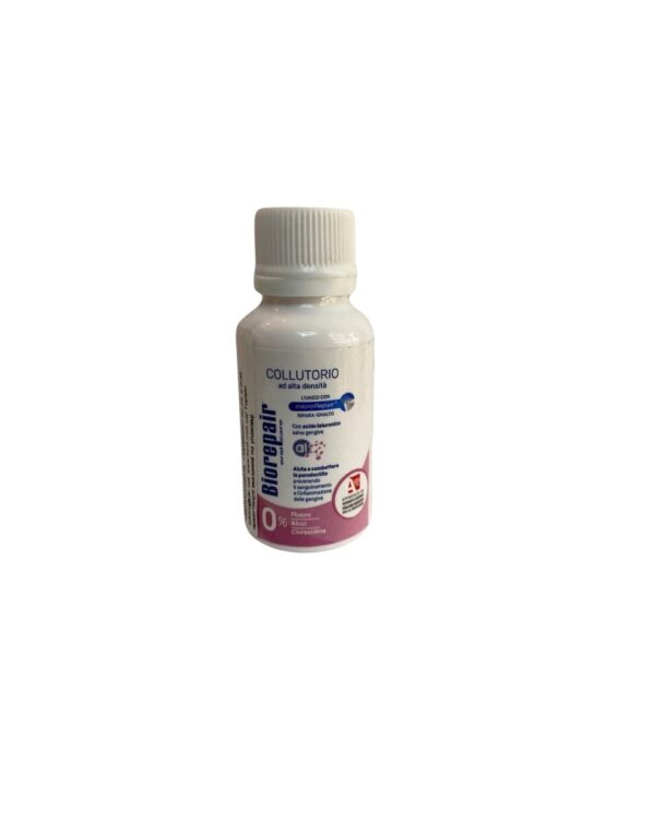 Ополіскувач для ротовоі порожнини на основі натуральних компонентів без фтору та спирту BioRepair Gum Protection Mouthwash 40ml