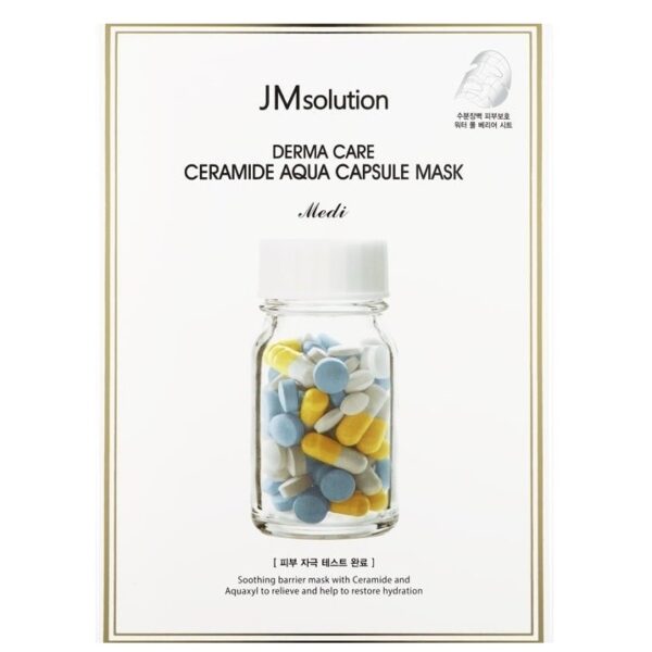 Відновлююча тканинна маска з керамідами JMsolution Derma Care Ceramide Aqua Capsule Mask 30 ml