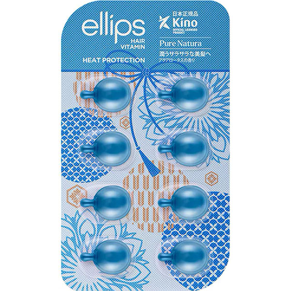 Вітаміни-олія для волосся Ellips Сила Лотосу Pure Natura with Blue Lotus Extract 8 шт.