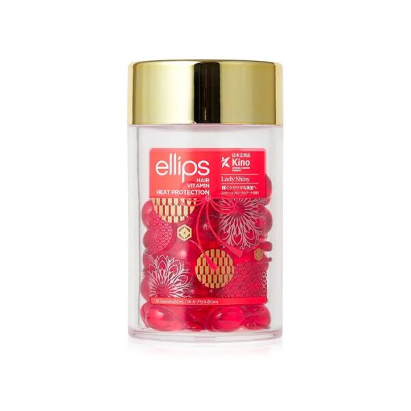 Вітаміни-олія для волосся Ellips Мякість Сакури Lady Shiny with Cherry Blossom 50 шт.