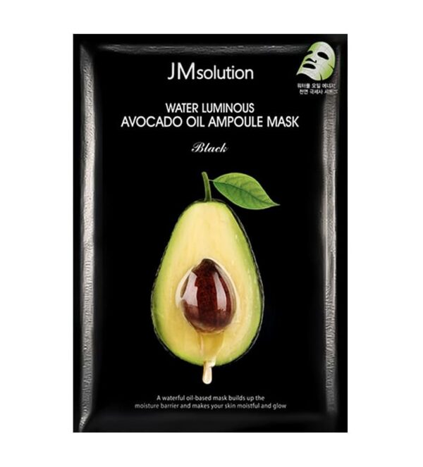 Поживна зволожуюча тканинна маска з екстрактом авокадо JMsolution Water Luminous Avocado Nourishing In Oil Mask 30ml