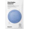 Зволожувальна тканинна маска для обличчя з гіалуроновою кислотою Dr Jart+ Dermask Water Jet Vital Hydra Solutionm 25g