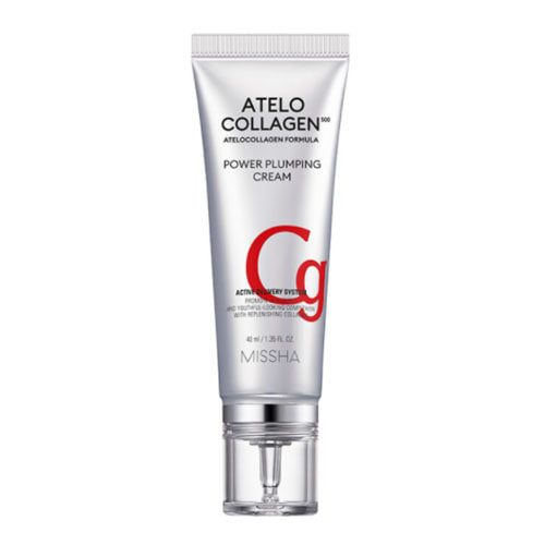 Крем для пружності шкіри обличчя з колагеном Missha Atelo Collagen 500 Power Plumping Cream 10ml