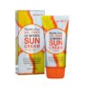Сонцезахисний крем для жирноі та схильноі до висипань типів шкіри з гідрогенізованим колагеном, екстрактами алое, шовковиці, ківі, грейпфрута, яблука, томату, апельсина та алантоіном FARMSTAY OIL-FREE UV DEFENCE SUN CREAM SPF50+ PA+++70мл
