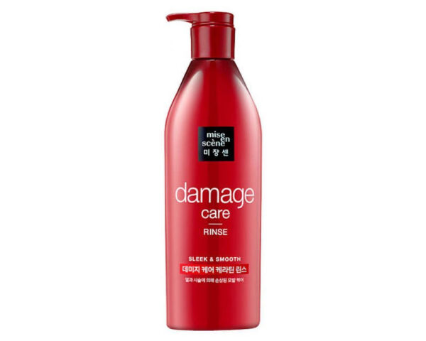 Відновлюючий кондиціонер для тьмяного і пошкодженого фарбованого волосся Mise En Scene Damage Care Rinse 680 ml