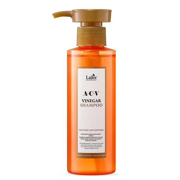 Шампунь для чутливої шкіри голови з комплексом рослинних екстрактів та яблучним оцтом Lador ACV Vinegar Shampoo 150 ml