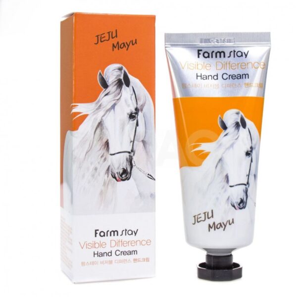 Зволожувальний крем для рук Farmstay Jeju Mayu Visible Difference Hand Cream 100g