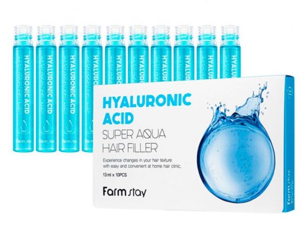 Живильний філер для волосся з гіалуроновою кислотою Farmstay Hyaluronic Acid Super Aqua Hair Filler 13ml