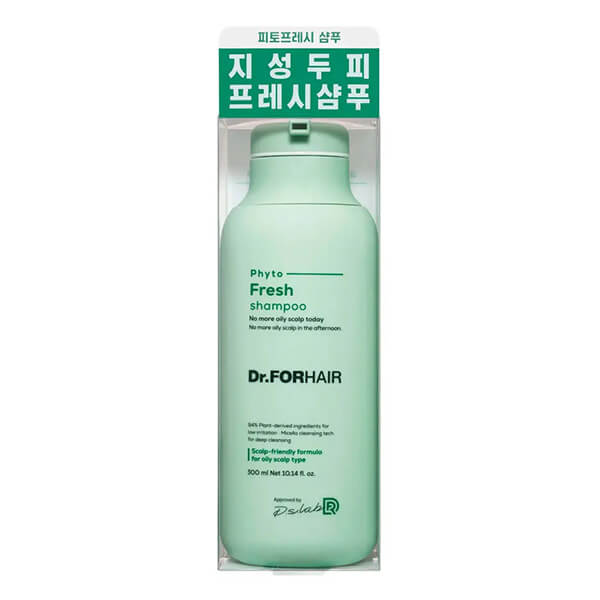 Міцелярний шампунь для жирної шкіри голови з рослинним комплексом Dr. FORHAIR Phyto Fresh Shampoo, 500 мл