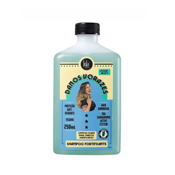 Веганський відновлюючий шампунь з антиоксидантним захистом та рослинним комплексом Lola Cosmetics Danos Vorazes Shampoo Fortificante 250 ml