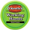 Крем для рук з гліцерином, парафіном, алантоїном, стеариновою кислотою, мінеральною олією OKeeffes Working Hands 96 g