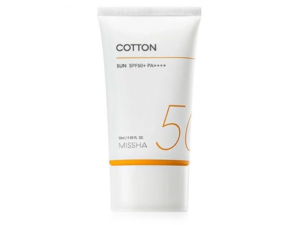 Сонцезахисний крем Missha All Around Safe Block Cotton Sun SPF50+/PA++++ 50ml