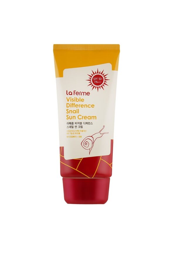 Сонцезахисний крем La Ferme  Visible Difference Snail Sun Cream SPF 50+ 70g