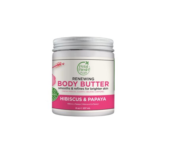 Відновлювальне масло для тіла з екстрактами папаї та гібіскуса Petal Fresh Renewing Body Butter Hibiscus Papaya 237ml
