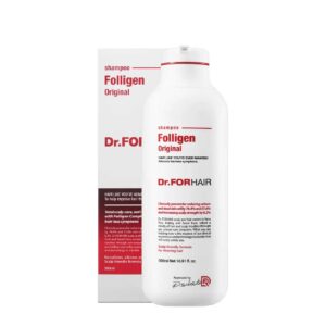 Професійний шампунь для боротьби з випадінням, стимулювання волосяних цибулин, відновлення струк-ри Dr FORHAIR Folligen Original Shampoo, 500ml