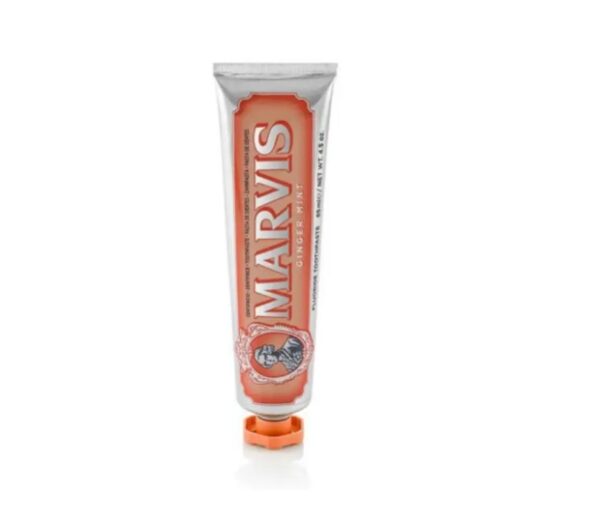 Професійна зубна паста з ароматом імбирю та мяти із вмістом ксилітолу Marvis Dentifrice Ginger Mint 85 ml