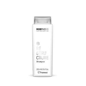Відновлювальний шампунь для пошкодженого волосся з ферментованим рисом, веганським колагеном та пептидами Framesi Morphosis Restructure Shampoo 250ml