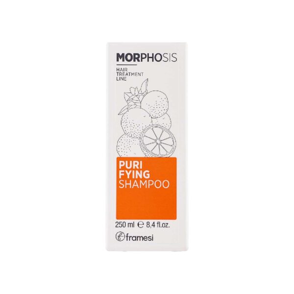 МІНІФОРМАТ Заспокійливий шампунь проти лупи на основі екст Chinotto, олії чайного дерева та клімбазолу Framesi Morphosis Purifying Shampoo 15ml