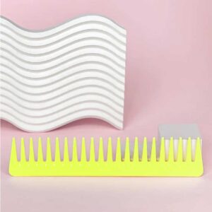 Гребінець для волосся Janeke Supercomb, лимонний