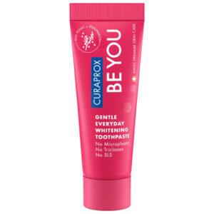 Професійна відбілююча зубна паста зі смаком джин тоніка і хурми, фтором та комплексом натуральних ферментів Curaprox Be You Gin Tonik 10ml