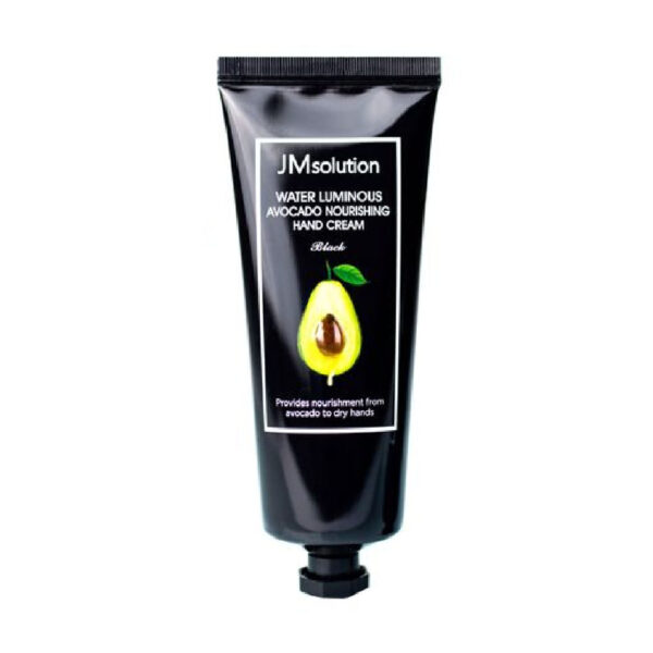 Живильний крем для рук з екстрактом авокадо JMsolution Water Luminous Avocado Nourishing Hand Cream Black 100ml