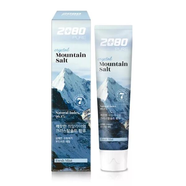 Зубна паста з гімалайською сіллю Dental Clinic 2080 Pure Crystal Mountain Salt Toothpaste Fresh Mint 160g