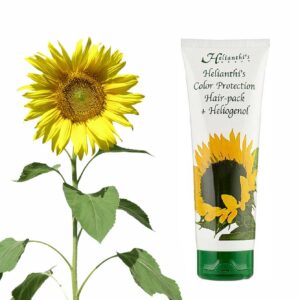 Фітоесенціальна маска-бальзам Захист кольору з хеліогенолом, вітаміном Е, экстрактом лічі Orising Helianthis Color Protection Hair Pack 250ml