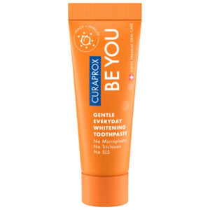 Професійна відбілююча зубна паста зі смаком персика і абрикосу, фтором та комплексом натуральних ферментів Curaprox Be You Peach 10ml